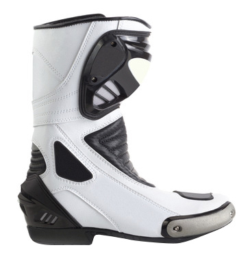 Motorcycle boot isolated on white